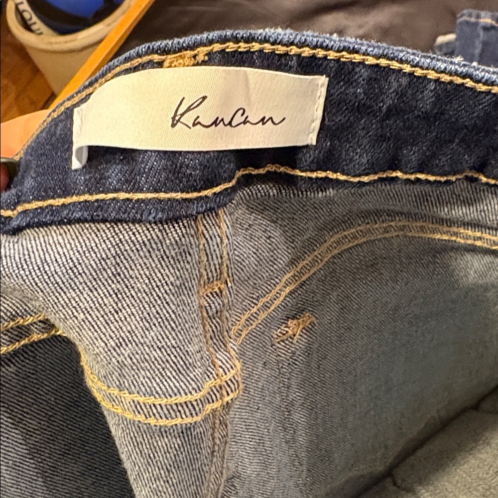 NWOT KanCan Dark Blue Straight Leg Jeans - Picture 3 of 4